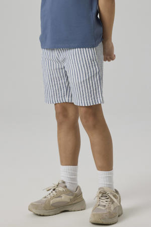 regular gestreepte casual short blauw