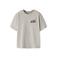 NAME IT KIDS T-shirt met backprint grijs