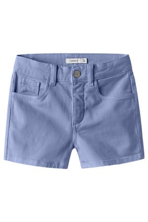straight casual short paars