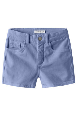 straight casual short paars