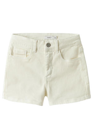 straight casual short ecru