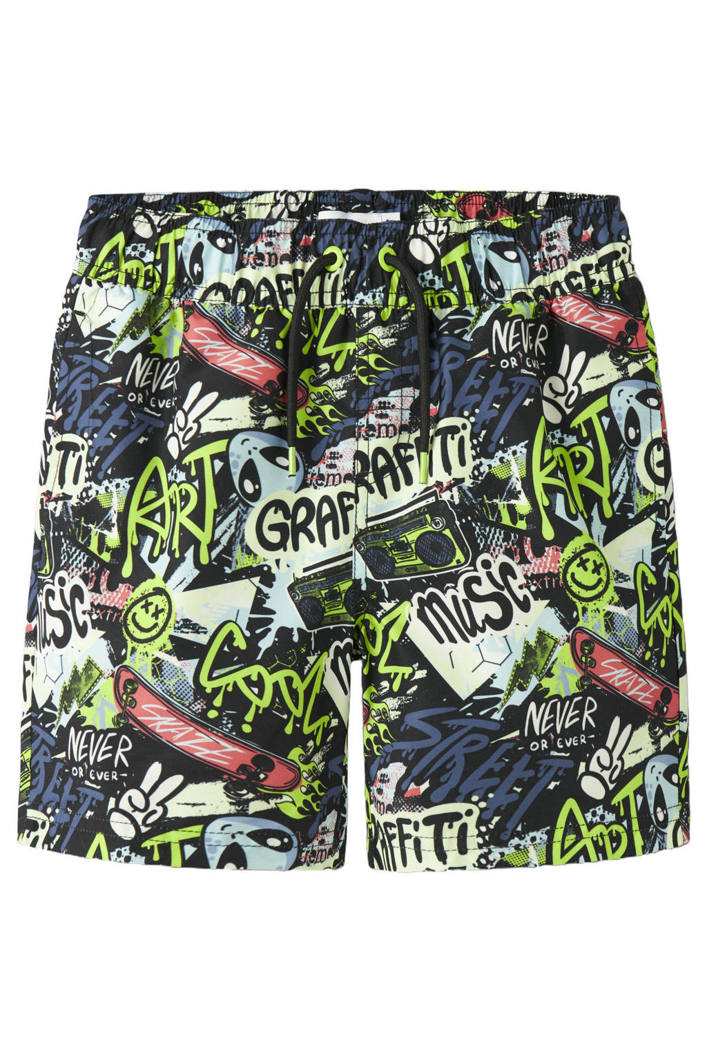 NAME IT KIDS zwemshort zwart