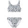 NAME IT KIDS crop bikini met panterprint blauw
