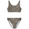 NAME IT KIDS crop bikini met panterprint bruin