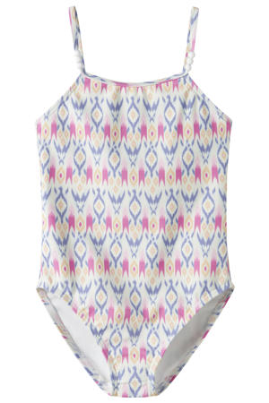 badpak paars/roze/wit