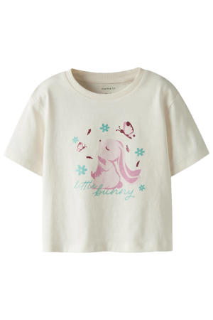 T-shirt lichtgeel