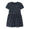 NAME IT MINI midi jurk met hartjes donkerblauw