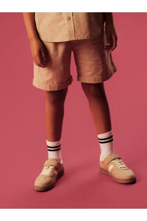 regular casual short grijsbruin