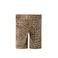 NAME IT KIDS slim regular waist biker short met panterprint bruin