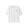 NAME IT KIDS T-shirt met backprint wit
