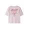 NAME IT KIDS T-shirt met backprint lichtroze
