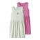 NAME IT KIDS zomerjurk - felroze/mintgroen (set van 2)
