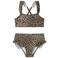NAME IT MINI crop bikini panterprint bruin
