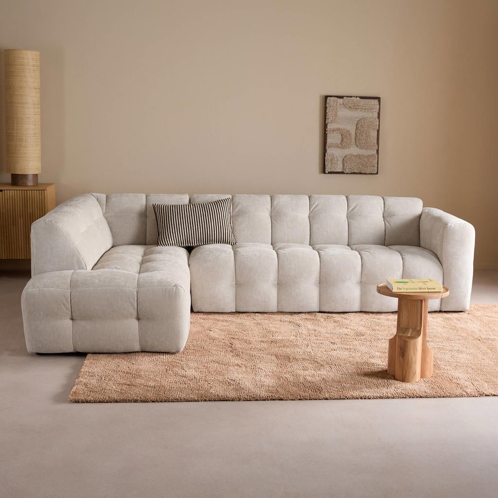 NOUS Living hoekbank links Lina - beige