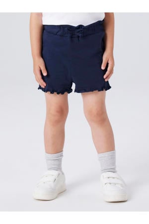 regular casual short donkerblauw