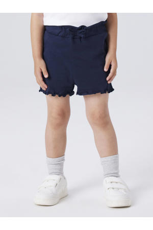 regular casual short donkerblauw