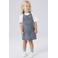 NAME IT MINI denim spijkerjurk met bloemen medium blue denim