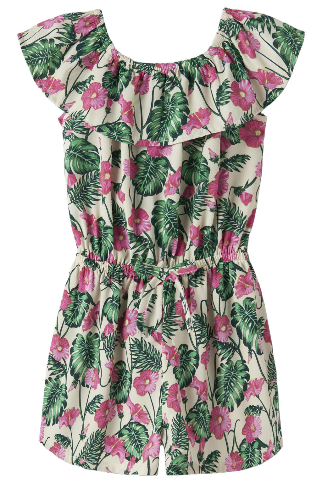NAME IT MINI playsuit beige/groen/roze