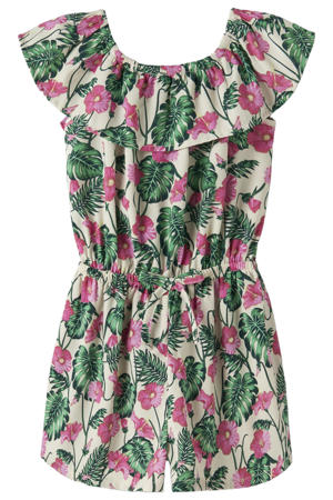 playsuit beige/groen/roze