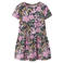 NAME IT MINI gebloemde A-lijn jurk donkerblauw