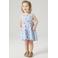 NAME IT MINI gestreepte zomerjurk lichtblauw