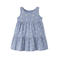 NAME IT MINI gebloemde zomerjurk paars