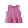 NAME IT MINI mouwloze top roze met textuur