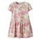NAME IT MINI gebloemde A-lijn jurk roze