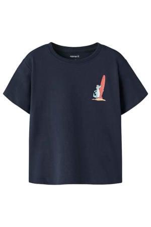 T-shirt donkerblauw