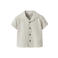 NAME IT MINI gestreept overhemd beige/wit