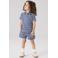NAME IT MINI gestreepte polo blauw