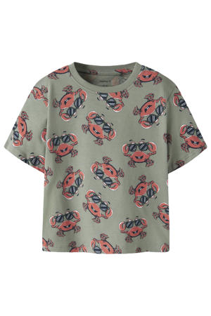 T-shirt grijsgroen
