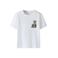 NAME IT MINI T-shirt met backprint wit