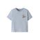 NAME IT MINI T-shirt met backprint grijsblauw