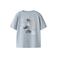 NAME IT MINI T-shirt met backprint lichtblauw