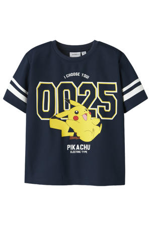 Pokemon T-shirt donkerblauw