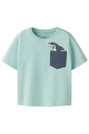 T-shirt lichtblauw