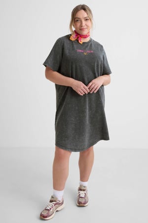 mini jurk grijs