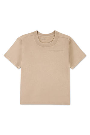 jersey T-shirt taupe