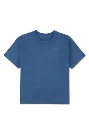 jersey T-shirt blauw