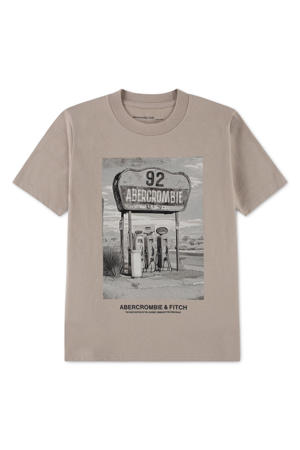 jersey T-shirt taupe