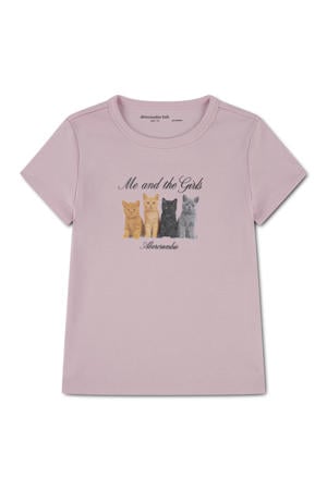 jersey T-shirt roze