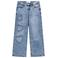 Abercrombie & Fitch low waist baggy jeans met hartjes medium blue denim