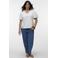 VERO MODA CURVE gebloemde top wit