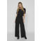 VILA high waist casual broek zwart