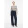 VILA casual broek marine