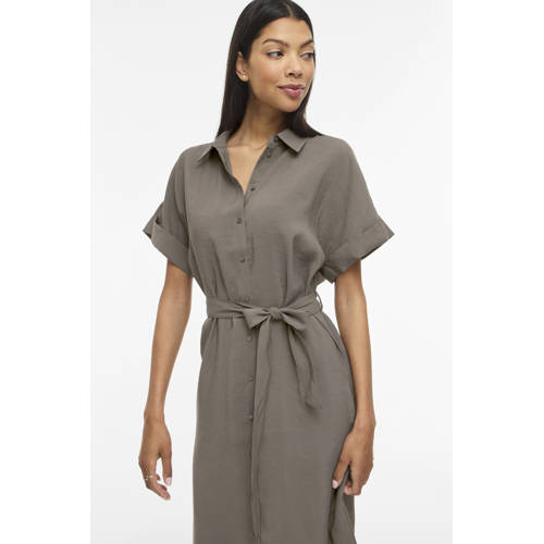VILA blousejurk taupe afbeelding