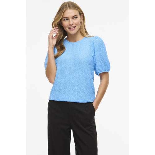 VILA top blauw afbeelding