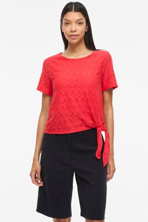top broderie rood
