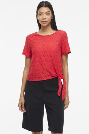 top broderie rood